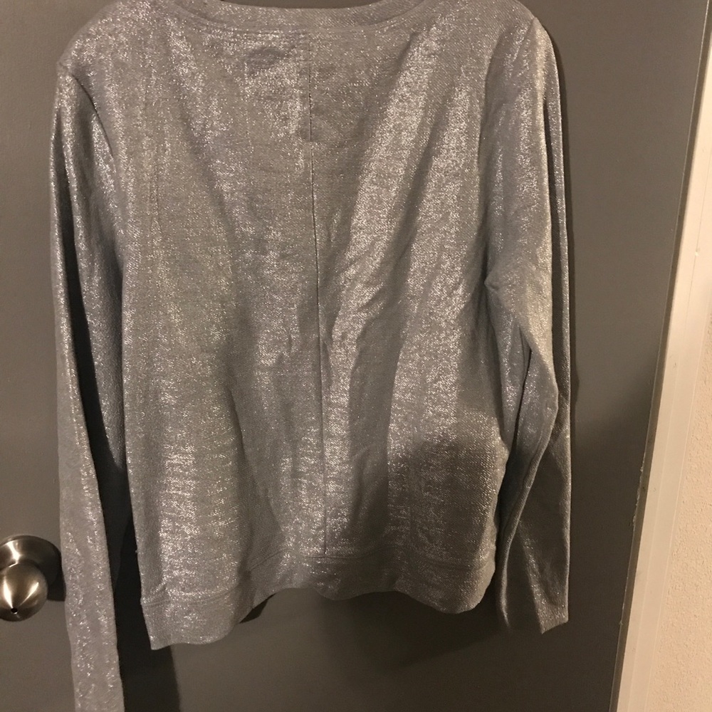 Victoria’s Secret VS PINK silver sparkle sweater